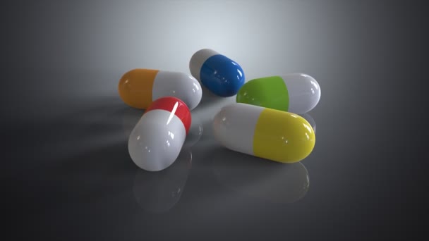 Cinq pilules tournent 