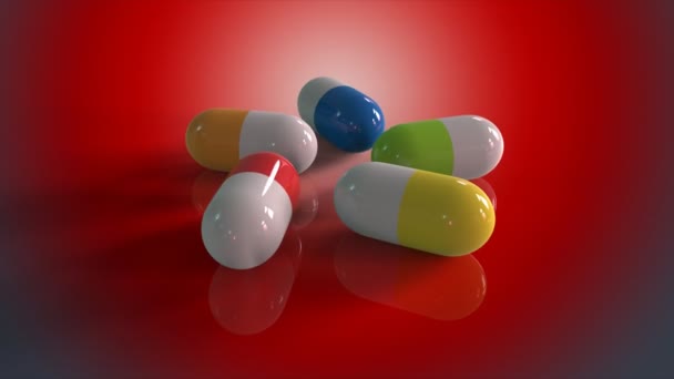 Cinq pilules tournent 