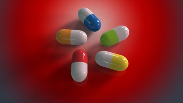 Cinq pilules tournent 