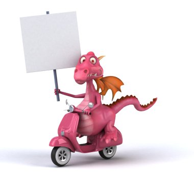 Eğlenceli çizgi film dragon