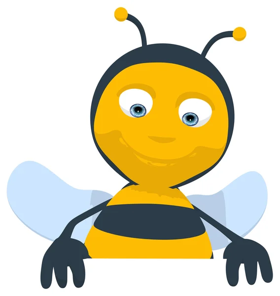 Funny cartoon bee — Stock Photo, Image