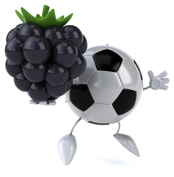 Lustiger Fußballball — Stockfoto