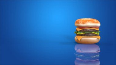 lezzetli büyük humburger