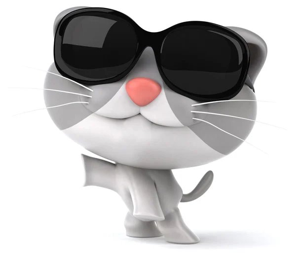 楽しい漫画猫 — ストック写真