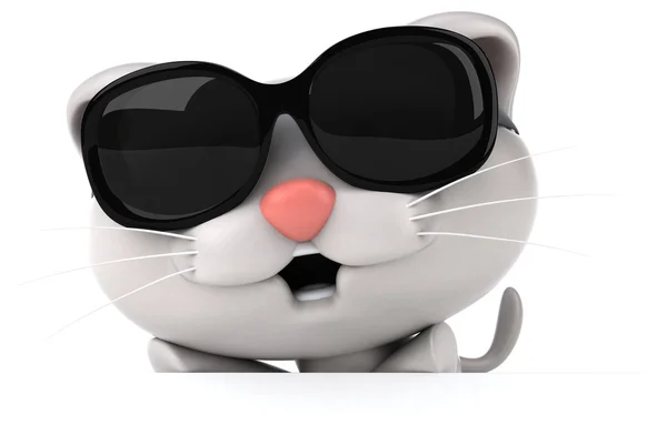 Fun cartoon cat — Stock Photo, Image