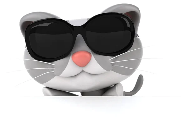 Fun cartoon cat — Stock Photo, Image