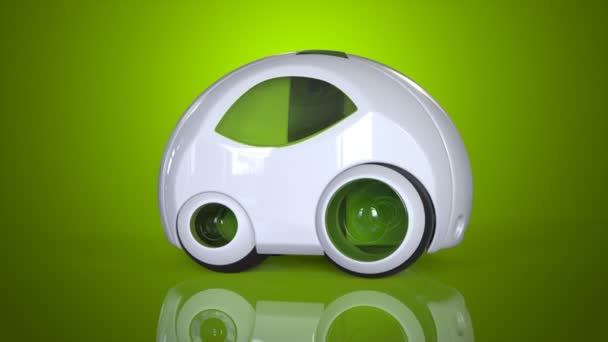 voiture électrique blanche 