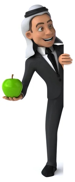 Cartoon Arab businessman — Stock Photo, Image