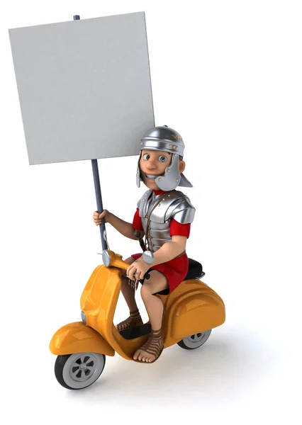 Fun roman soldier — Stock Photo, Image