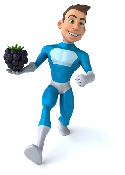 Fun cartoon superhero — Stock Photo, Image