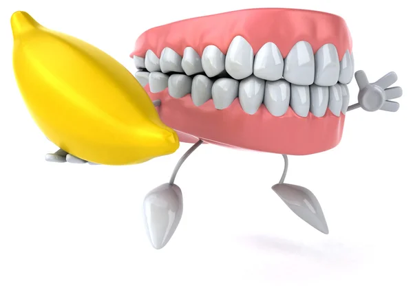 Fun cartoon teeth — Stock Photo, Image