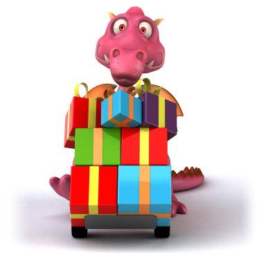 Eğlenceli çizgi film dragon