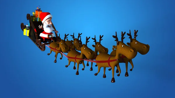 Cartoon Santa Claus — Stock Photo, Image