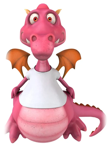 Diversão dragão dos desenhos animados — Fotografia de Stock