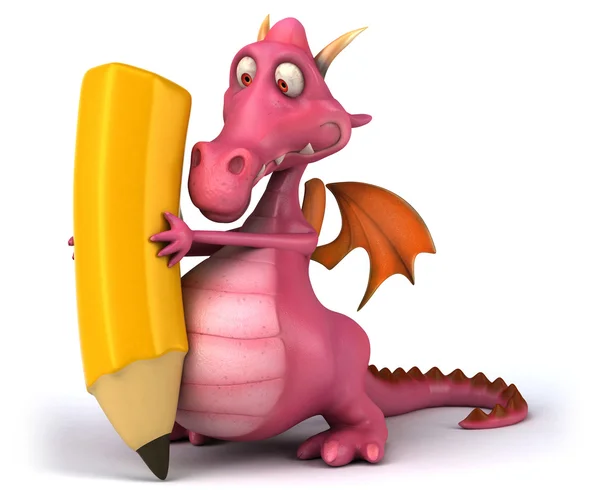 Fun cartoon dragon — Stock Photo, Image