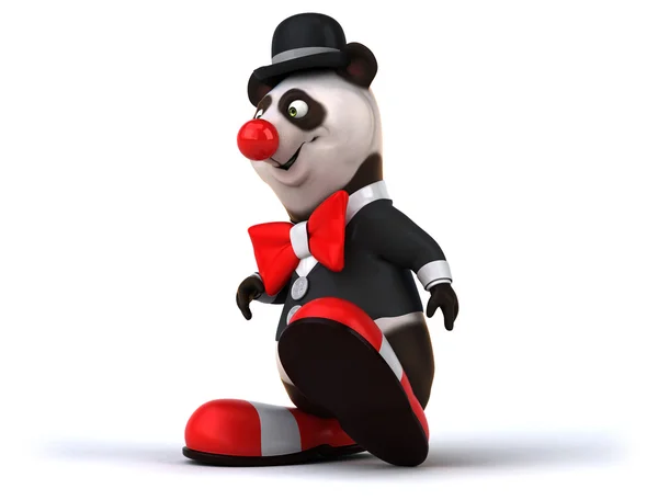 Divertente cartone animato panda — Foto Stock