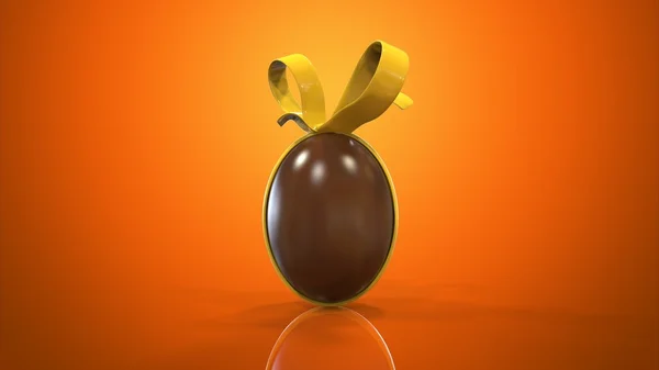 Huevo de Pascua de chocolate —  Fotos de Stock