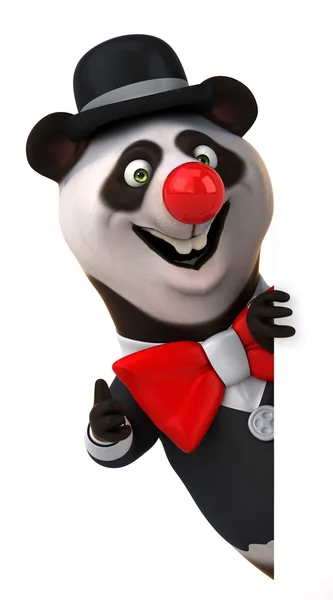 Fun cartoon panda — Stock Photo, Image