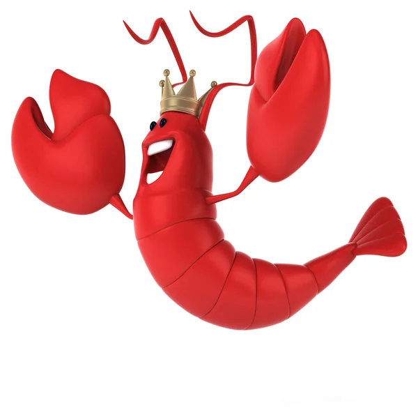 Fun cartoon lobster — Stock Photo, Image