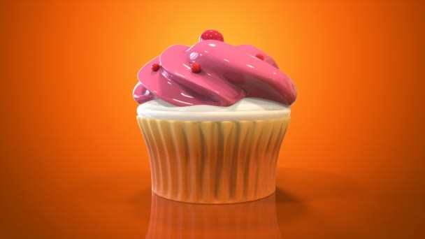 Gustoso uno Cupcake — Video Stock