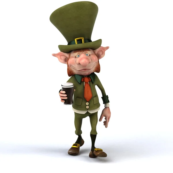 Funny Irish leprechaun — Stock Photo, Image