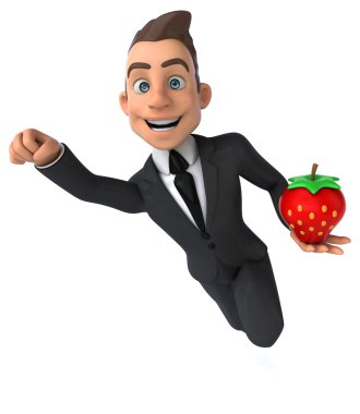 komik karikatür işadamı