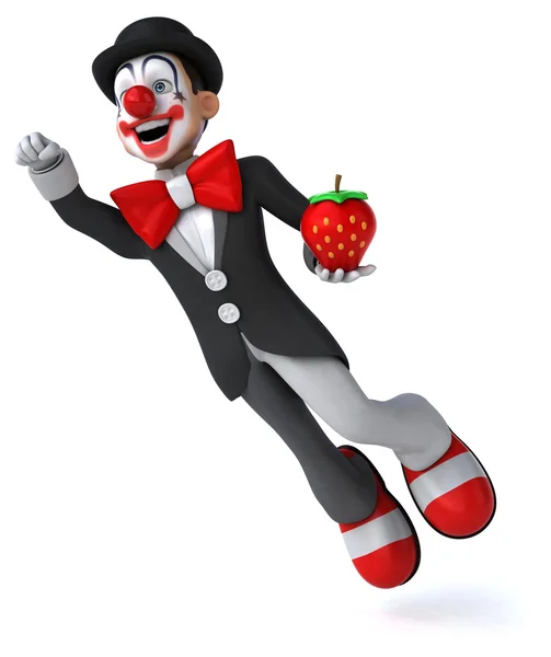 Fun cartoon clown — Stock Photo, Image