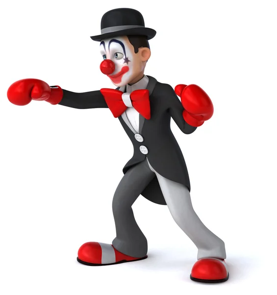 Fun cartoon clown — Stock Photo, Image