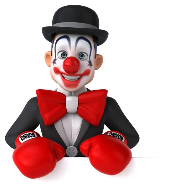 Spaß Cartoon Clown — Stockfoto