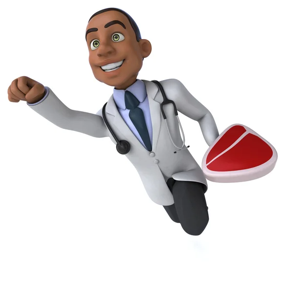 Fun cartoon doctor — Stock Photo, Image