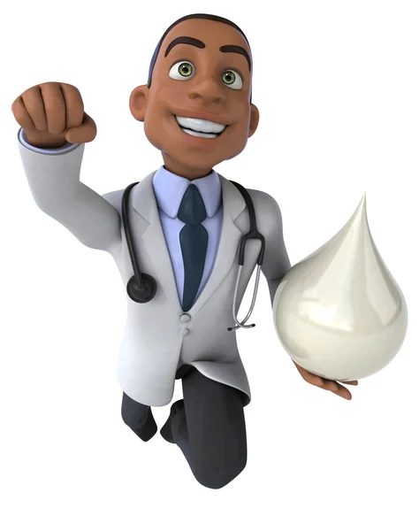 Fun cartoon doctor — Stock Photo, Image