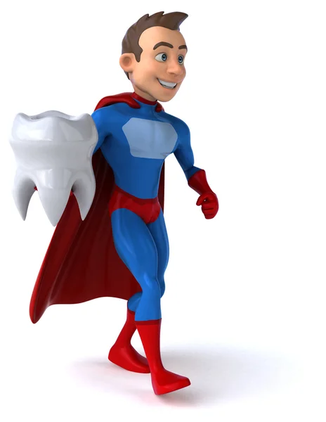 Fun cartoon superhero — Stock Photo, Image