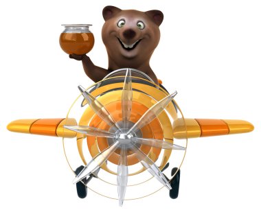 Eğlenceli çizgi film ayı