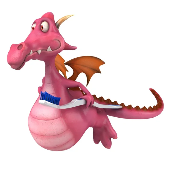 Fun cartoon dragon — Stock Photo, Image