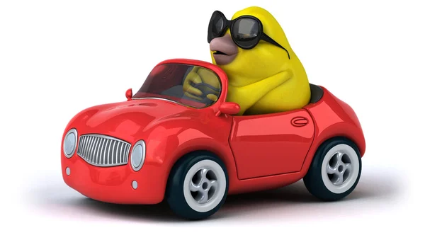 Dibujos animados pájaro amarillo — Foto de Stock