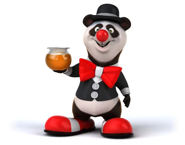 Funny cartoon panda — Stock Photo, Image