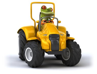 komik karikatür kurbağa