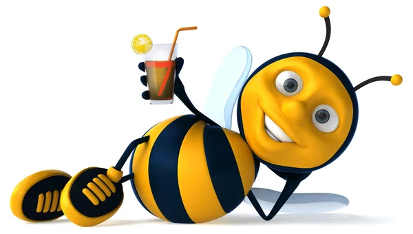 Grappige cartoon bee — Stockfoto