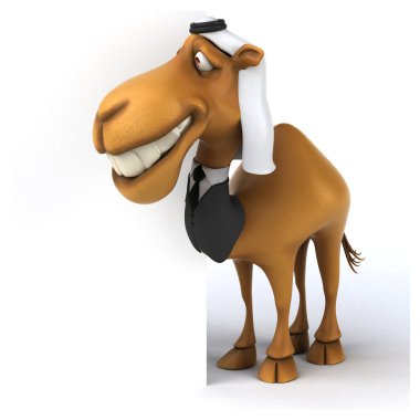 komik karikatür deve