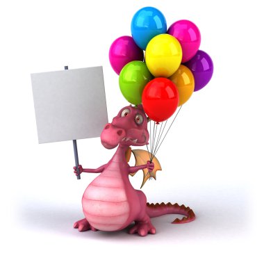 Eğlenceli çizgi film dragon