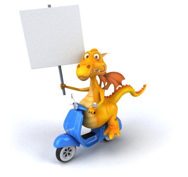 Eğlenceli çizgi film dragon