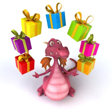 Eğlenceli çizgi film dragon