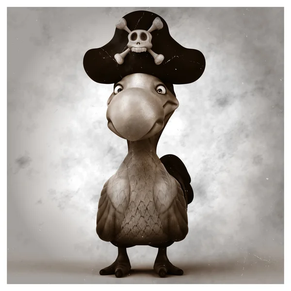 Komik karikatür dodo — Stok fotoğraf