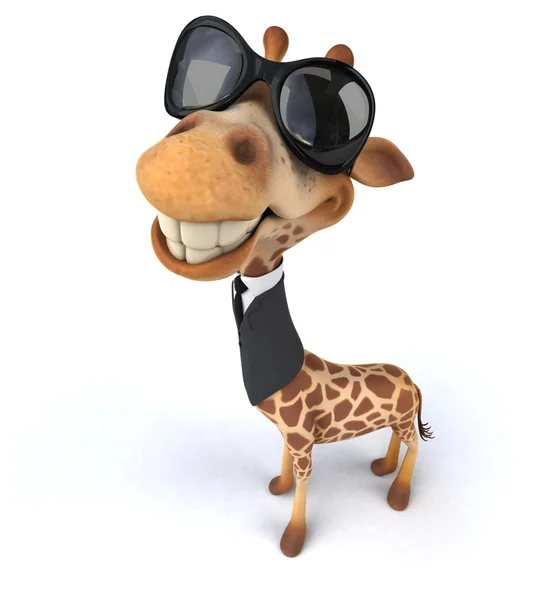 Lustige Cartoon-Giraffe — Stockfoto