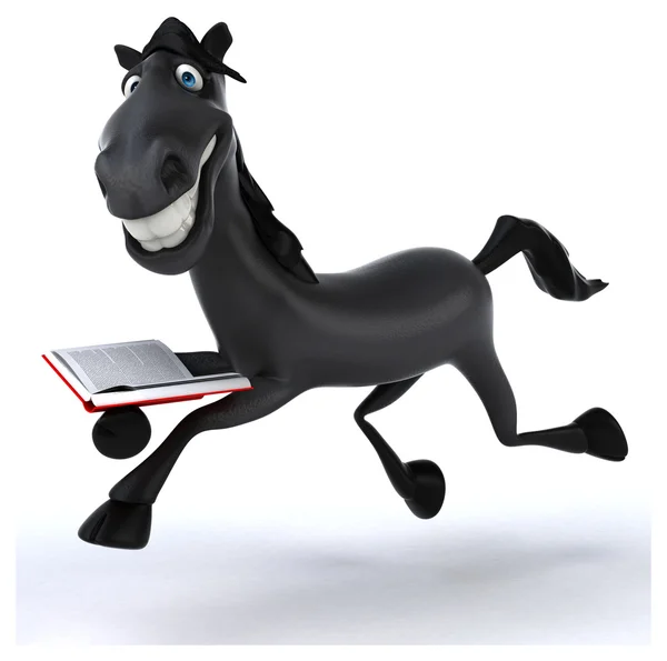 Fun cartoon horse — Stock Photo, Image