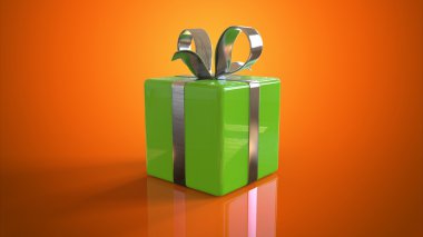 yeşil hediye kutusu