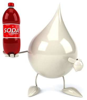 Eğlenceli çizgi film süt damla