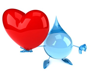 Eğlenceli su damlası