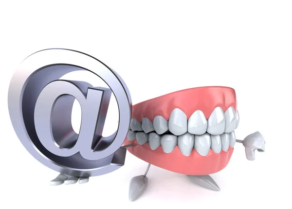 Fun cartoon teeth — Stock Photo, Image