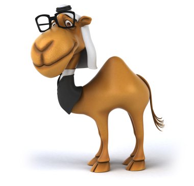 Eğlenceli çizgi film deve